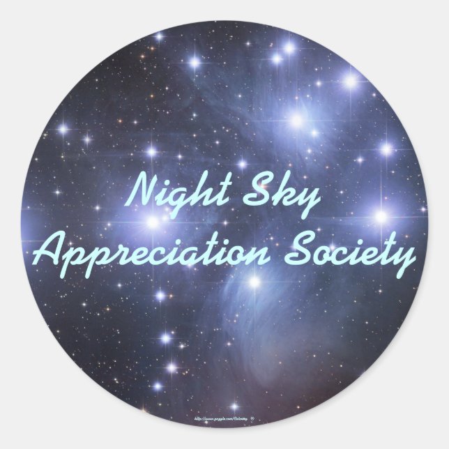 Rond Société d'appréciation du ciel nocturne - Sticker (Devant)