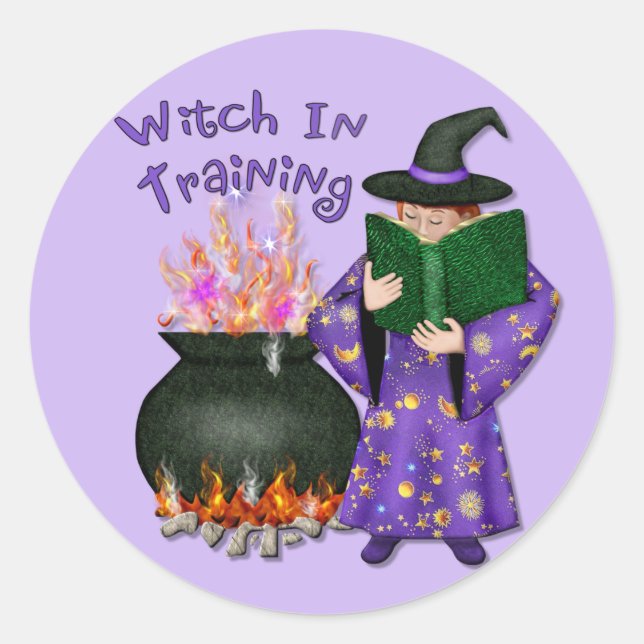 Rond Sorcière en Sticker d'entraînement (Devant)