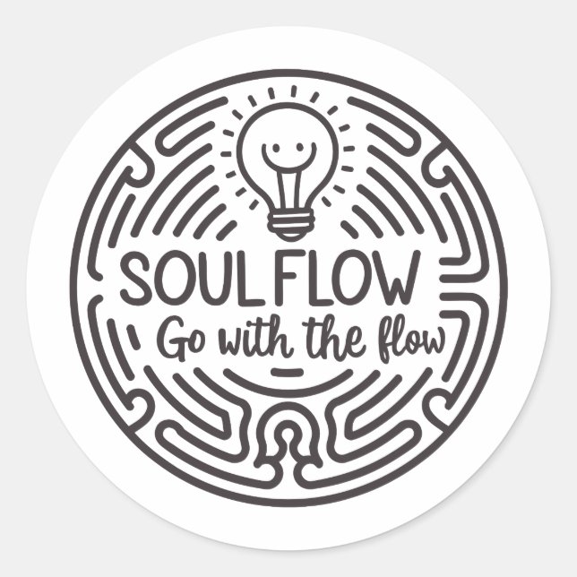 Rond Soul Flow Sticker (Devant)