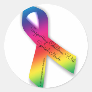Rond Soutien des besoins spéciaux Enfants Sticker à rub