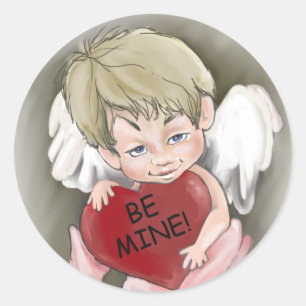 Rond Soyez le Sticker de la Saint-Valentin