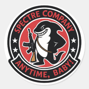 Rond Specter Company Sticker pour bébé en tout temps