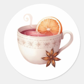 Rond Spiced Winter Tea Sticker – Cozy Holiday Drink