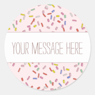 Rond Sprinkings Personalizable Sticker
