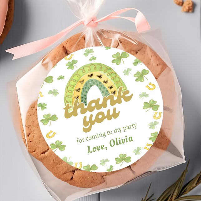 Rond St. Patrick Lucky One Birthday Sticker  (Créateur téléchargé)