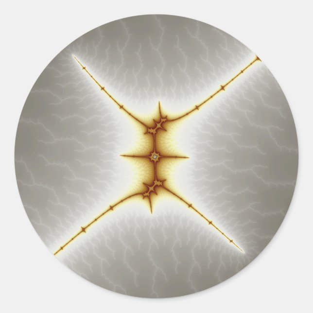 Rond StarX - Sticker fractal (Devant)