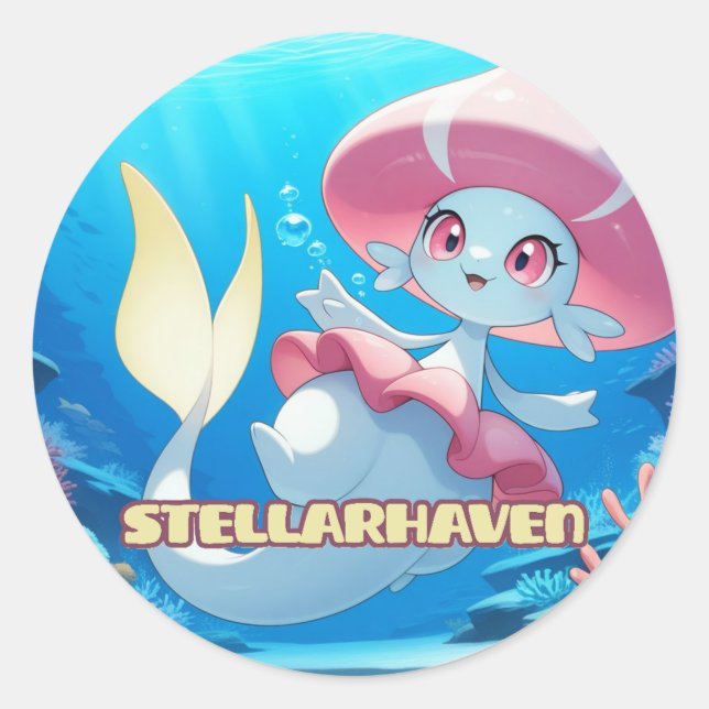 Rond StellarHaven - Sticker Virginia 01 (Devant)