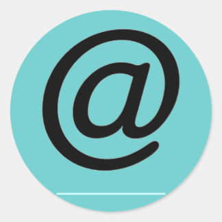Rond @ Sticker