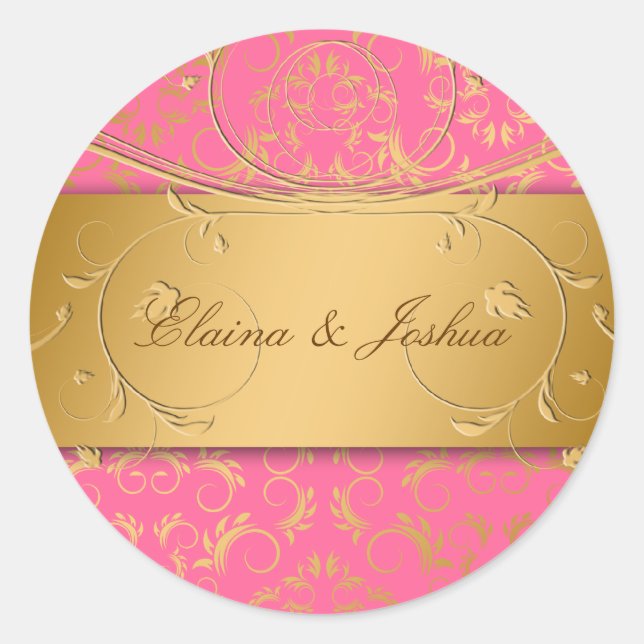 Rond Sticker 311-Golden diVine fraise Brulee (Devant)