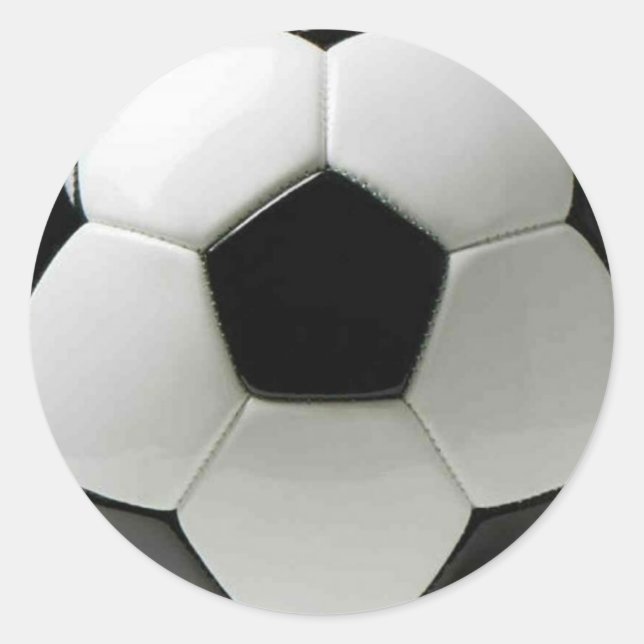 Rond Sticker à balle de football (Devant)