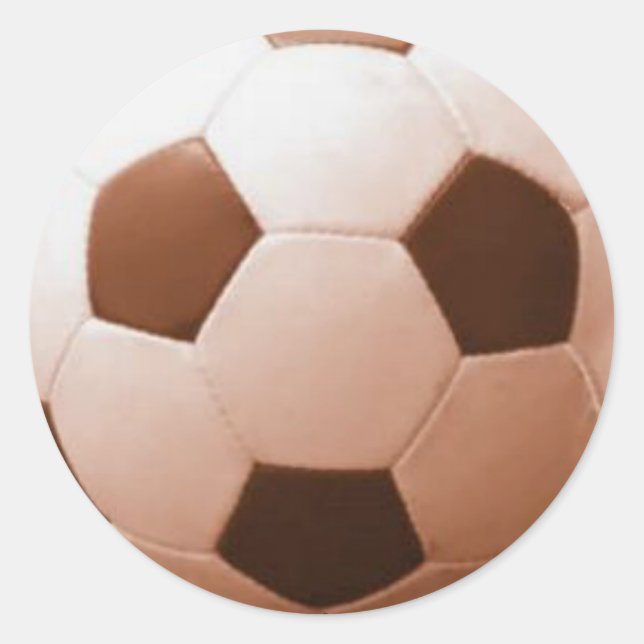 Rond Sticker à balle de football (Devant)