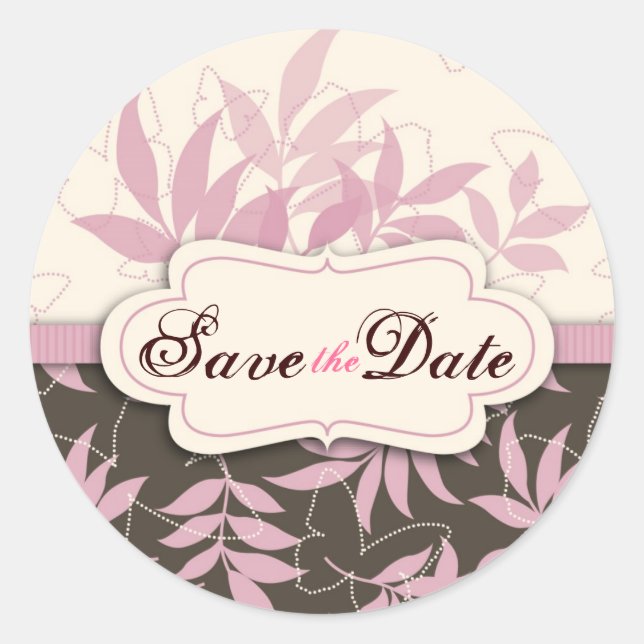 Rond Sticker à Breeze Papillon (Devant)