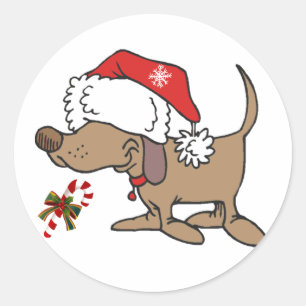 ROND STICKER À DIRE **MERCI NOËL**