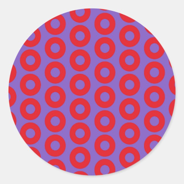 Rond Sticker à Donut de Pêcheur (Devant)