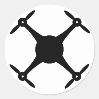 Rond Sticker à drone (rond)