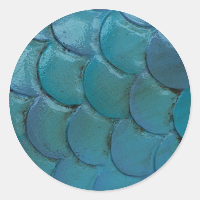 Rond Sticker à échelle Sea-Horse (Devant)
