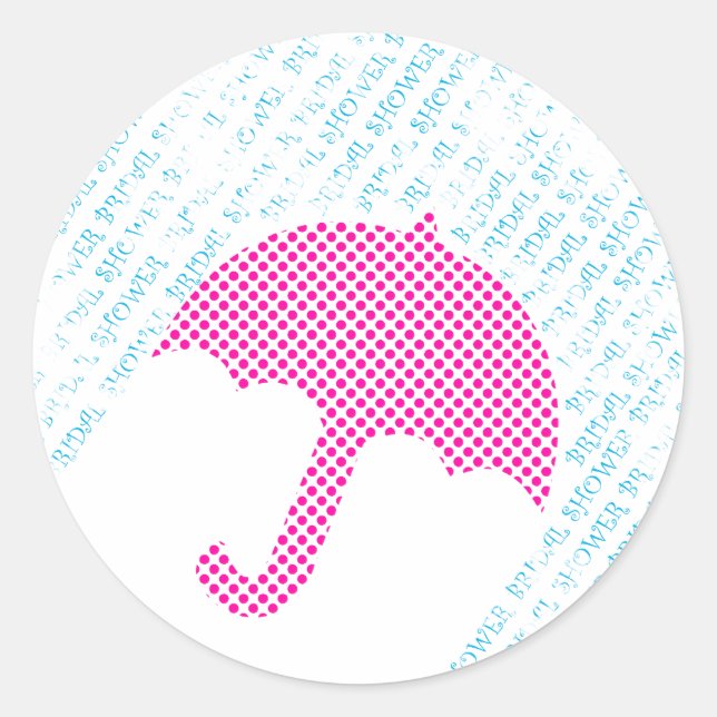 Rond Sticker à enveloppe de Fête des mariées Scellé Pol (Devant)