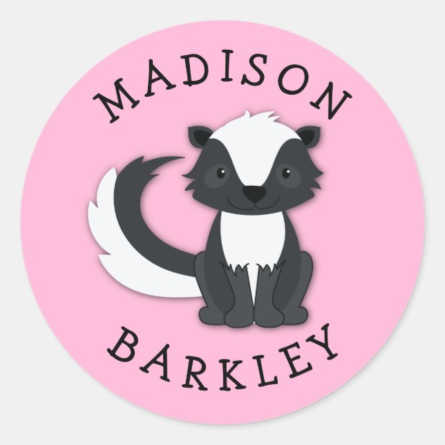 Rond Sticker à enveloppe en bois écaille mignonne pour  (Devant)