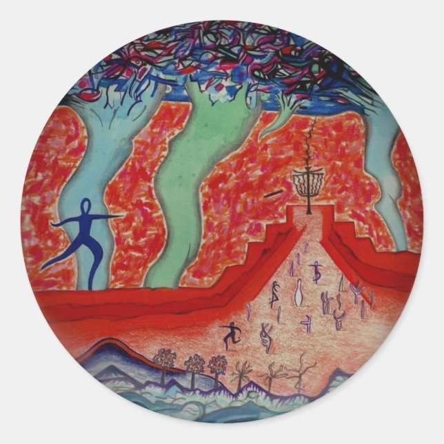 Rond Sticker à la broche (Devant)