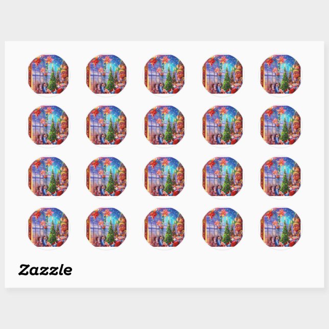 Rond Sticker à la gorgée" (Feuille)
