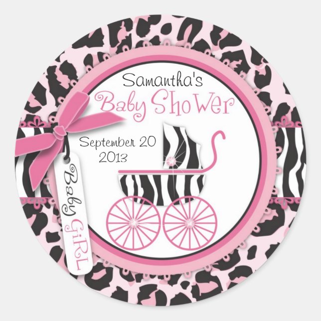 Rond Sticker à objets sauvages (Devant)