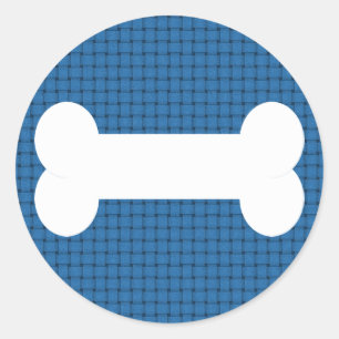 Rond Sticker à os de chien