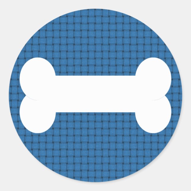 Rond Sticker à os de chien (Devant)