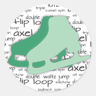 Rond Sticker à patinage circulaire