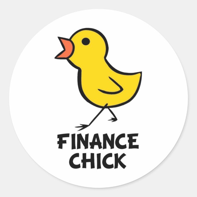 Rond Sticker à poussette de finance (Devant)