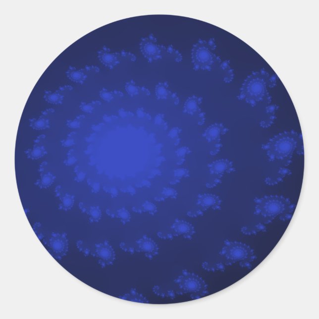 Rond Sticker à profondeur d'océan tourbillon (Devant)