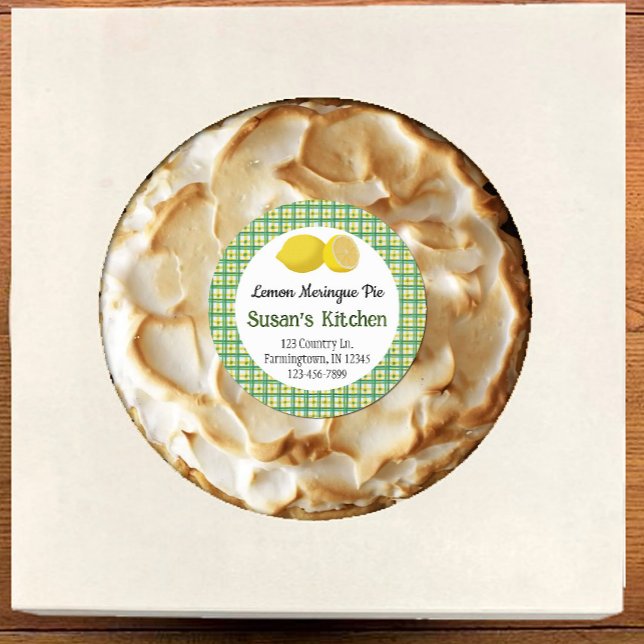 Rond Sticker à tarte au citron meringue (Créateur téléchargé)