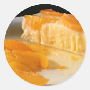 Rond Sticker à tarte de pêche