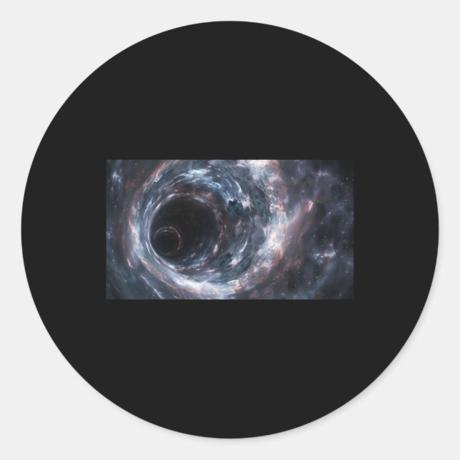 Rond Sticker à trou noir (Devant)