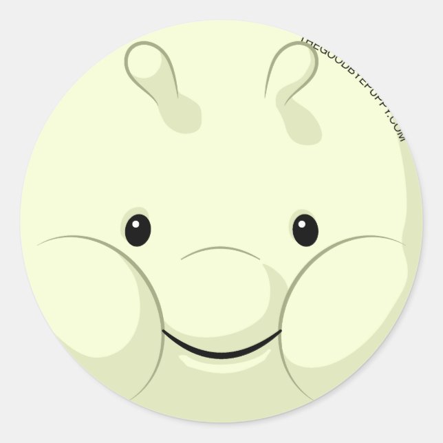 Rond Sticker à visage (Devant)