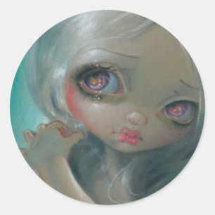 Rond Sticker "A Wistful Moment"