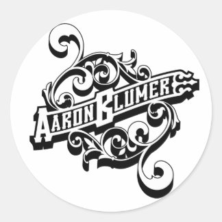 Rond Sticker Aaron Blumer