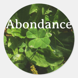 Rond Sticker Abondance