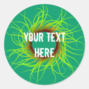 Rond Sticker Abstrait