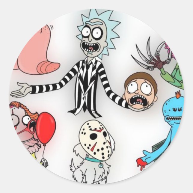 Rond sticker adesivo halloween  (Devant)