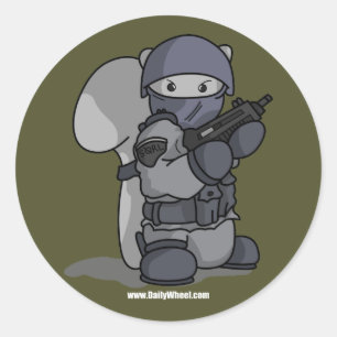 Rond Sticker agent SQRL