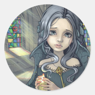 Rond Sticker "Alannah"
