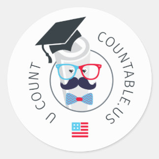 Rond Sticker ambassadeur de l'université responsable