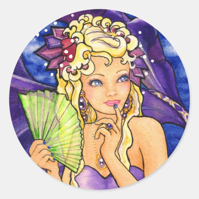 Rond Sticker Amythyst (Devant)