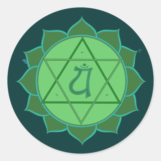 Rond Sticker Anahata Chakra (Devant)