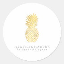 Sticker - Ananas Or