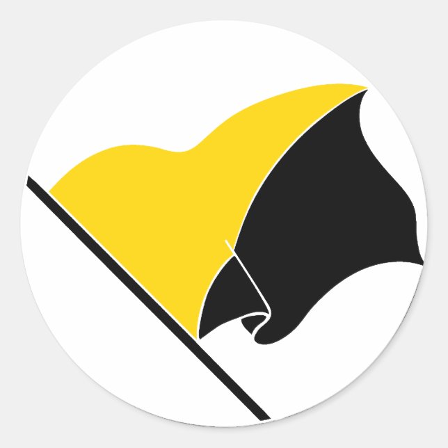 Rond Sticker Anarcho Capitalism (Devant)