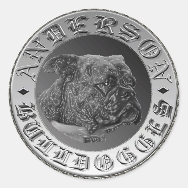 Rond Sticker Anderson Bulldogges/Decal (Devant)