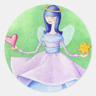 Rond Sticker Angel