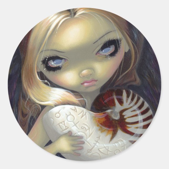 Rond Sticker "Angel Alchimique II" (Devant)