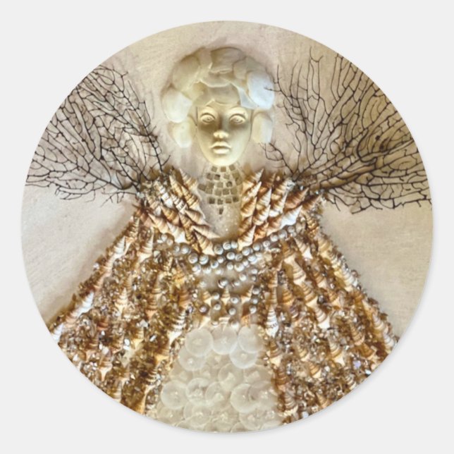 Rond Sticker Angel Blessings (Devant)